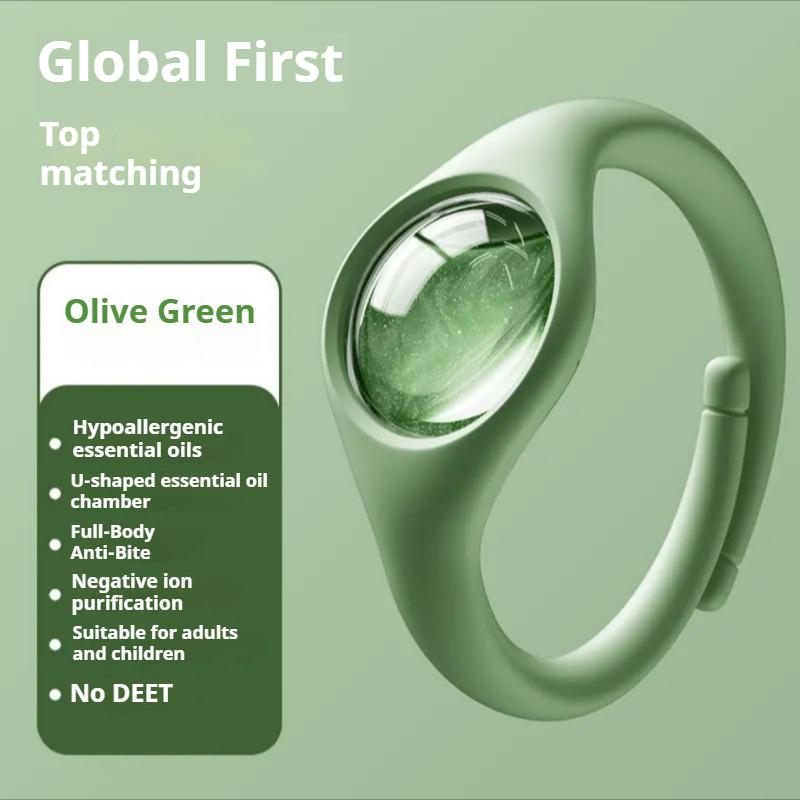 

Антимоскитный браслет для улицы, отпугиватель насекомых, эфирное масло, антимоскитный браслет для детей и взрослых, кемпинг, портативные инструменты зелёный