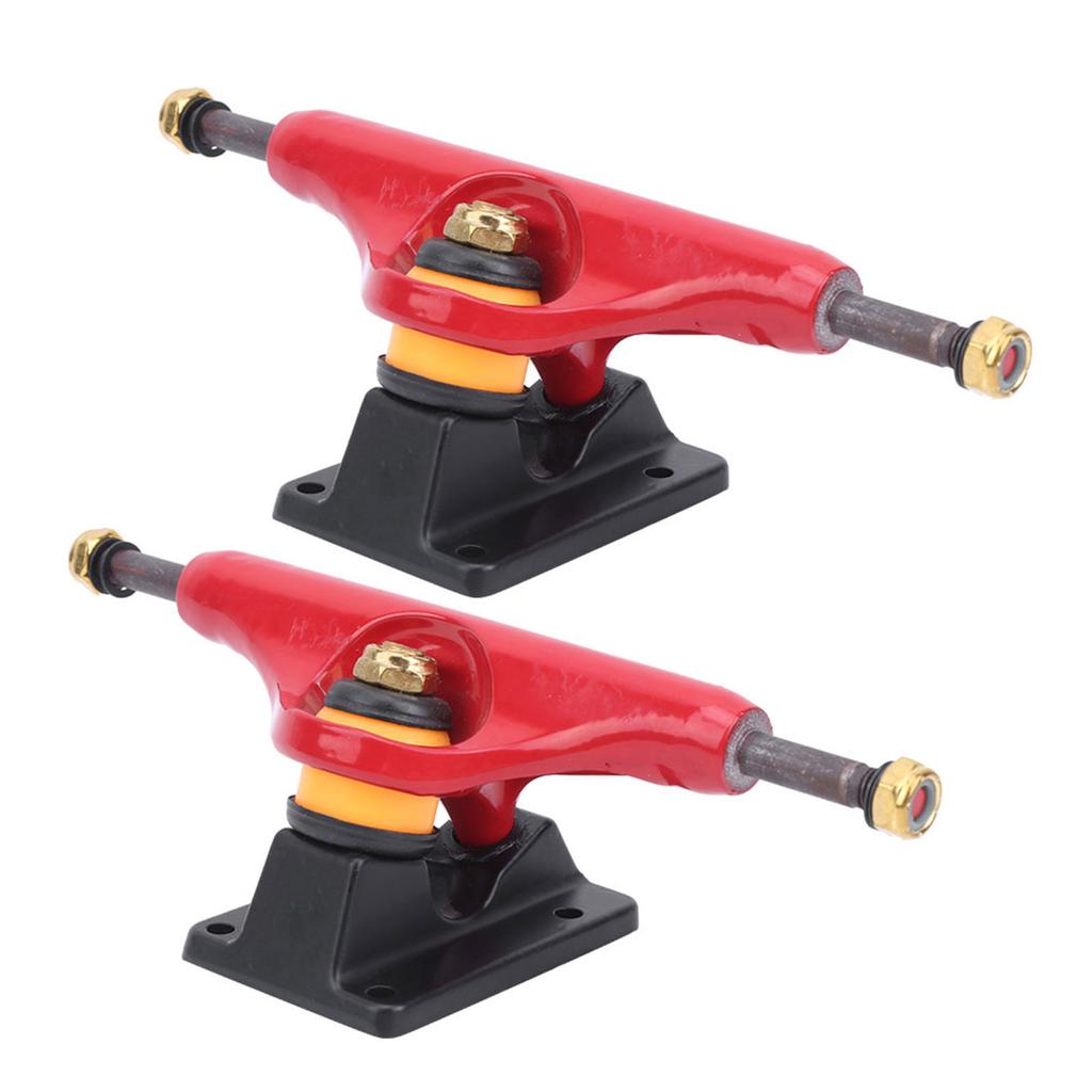 2PCS Set Professional Maple Skateboard Bracket Longboard Stand Outdoor Sports AccessoryRed
