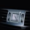 For Mercedes-Benz S E CLS Class W221 W212 C218 Gold Silvery Crystal Style Center Clock Frame Cover