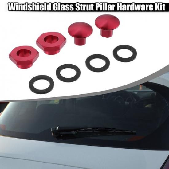 1 комплект креплений для стойки стекла заднего окна для Honda Civic Красный
