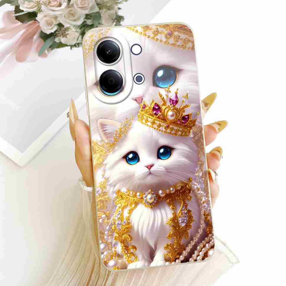Colorful Printed Cartoon For vivo Y05 4G 6.74" Case Silicone Back Cover Shockproof For Vivo Y11D VIVO Y05 4G Phone Cases Bumper