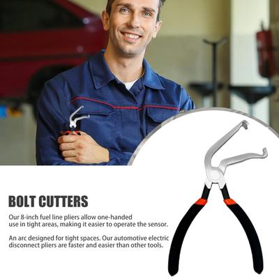 1 Paar Elektrische Trennzange mit Ergonomischem Rutschfestem Griff Kraftstoffleitung Benzin
