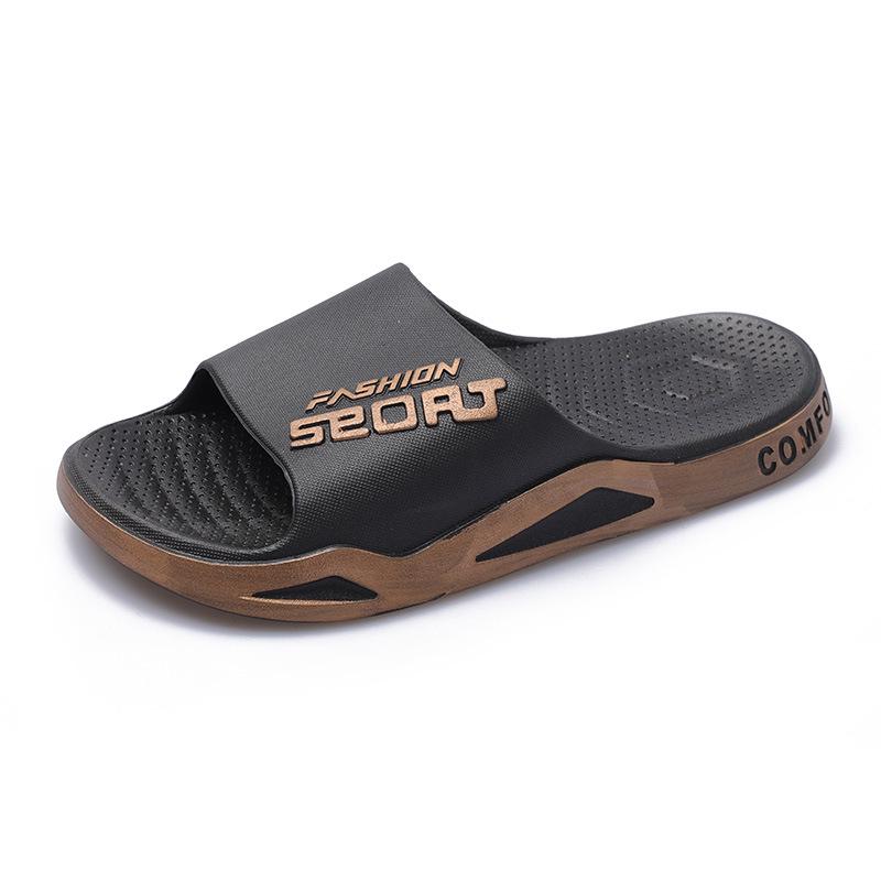 Men's Summer Fashion Non-Slip Bathroom Slippers - Cool and Comfortable for Home or Shower