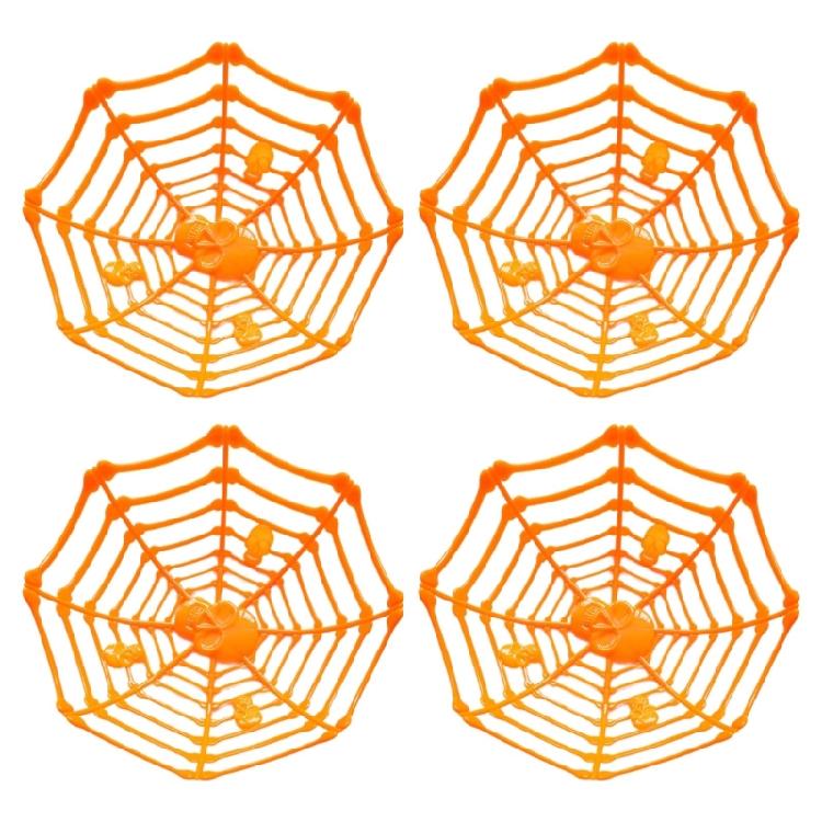 4 Pieces Candy Bucket Hollow Snacks Basket Plastic Storage Basket Cool for Candy