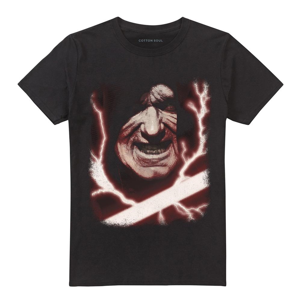 STAR WARS Unisex Adult Sheev Palpatine Big Face T-Shirt