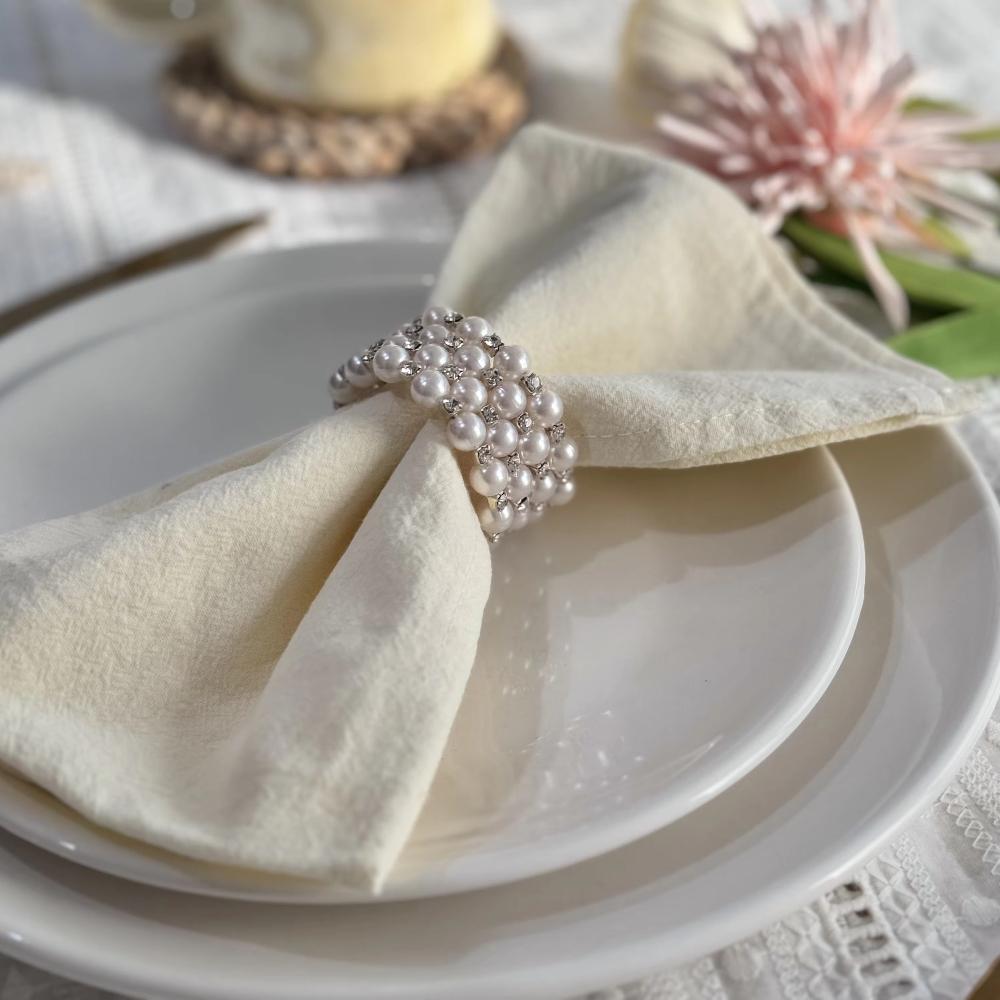 6stk Klutservietter Myk vaskbar 30x45cm Bomullsstoff Jul nyttår Hjemdekorasjon Serviett Kjøkken kjøkkenhåndkle Bryllupsborddekor