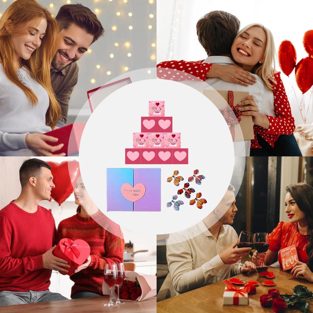 Valentines Bounce Box Wedding Supplies Holiday Money Boxes For Birthday Proposal Confession Graduation Partners Boyfriends