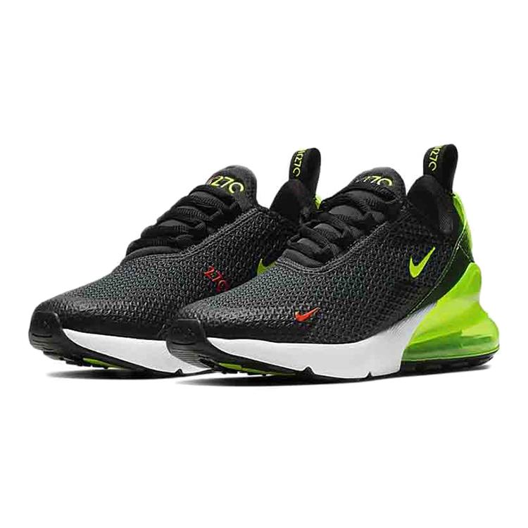 New Nike Air Max 270 GS Black Green AV5141-001