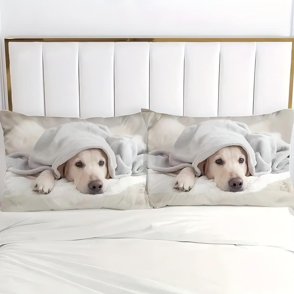 Cute Pet Labrador 3D Print Bedding Set For Kids Teens Adults Cute Animal Duvet Cover Soft Comfortable Home Polyester Quilt Cover