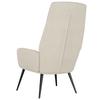 Recliner Chair Cream Suede Look