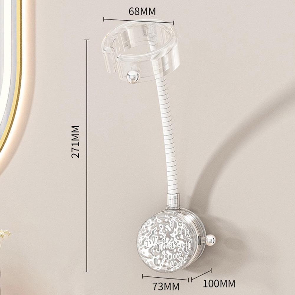 Suction Cup Hair Dryer Holder 360 Degrees Rotation Adjustable Universal Hairdryer Stand Hands Free Wall-Mounted Blower Bracket