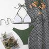2026 European and American Women's Sexy Split Strap Bikini Swimwear