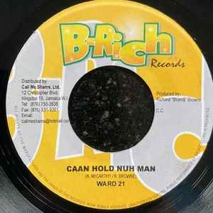 

7inch Record WARD 21 / ROBERT BROWNIE - Caan Hold Nuh Man / Get Up & Dance FF002 B-Rich Records 2003 Jamaica Reggae, Ska & Dub Used