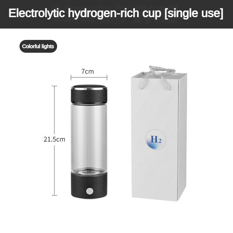 Wasserstoffreicher Wasserbecher Hochkonzentrierter wasserstoffreicher Becher Wasserbecher Elektrolytische Wasserstoff-Sauerstoff-Trennung Wasserstoffproduktion Gesundheitsbecher