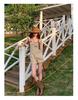 Women's High-Waist Denim Overall Shorts - Casual American Style, Loose Fit, Cuffed Wide Leg Jumpsuit