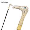 Goldener Weißkopfadler Luxus Dekorativer Gehstock Luxus Stock Eleganter Mode-Gehstock Cosplay Legierung Krummstab Stock 93cm