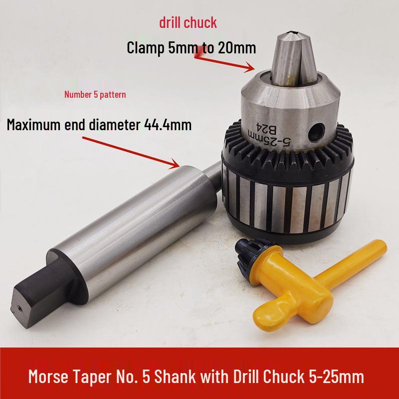 Morse Taper Shank Drill Chuck Set 1-13mm with Bench & Magnetic Drill Compatibility