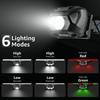 6 Modes USB Rechargeable Headlamp IPX4 Waterproof LED Headlight Flashlights Outdoor Fishing