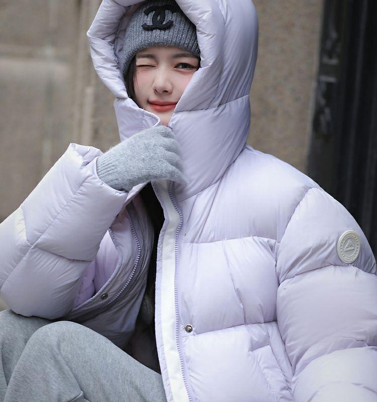 2025 Hot Style Heavyweight Short Hooded Down Jacket - 90% White Duck Down, Waterproof, Snow Mountain Design.