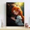 Little Girl Diamond Decorative Painting Set 5D DIY Full Diamond Embroidery Decorative Painting Handmade Products