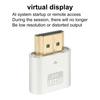 4K HDMI-compatible Dummy Plug Virtual Monitor Display Emulator Headless Virtual Display Adapter for Graphics Card Spoofing Camouflage Lock Screen