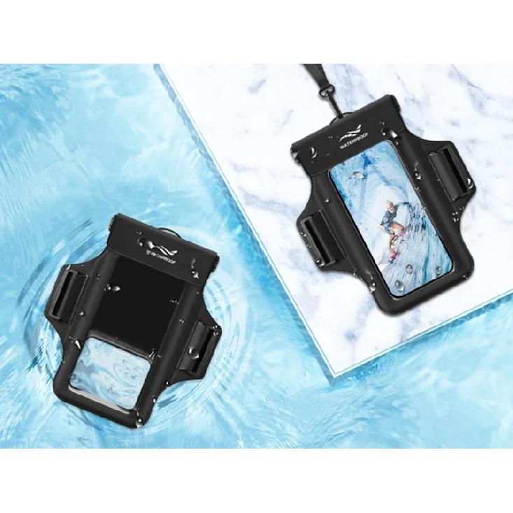 HAISSKY Armband Handy Wasserdichte Tasche Für iPhone 17 16 15 14 13 12 Pro Max 15 Plus Schwimmen Surfen Tauchen Arm Handy Tasche