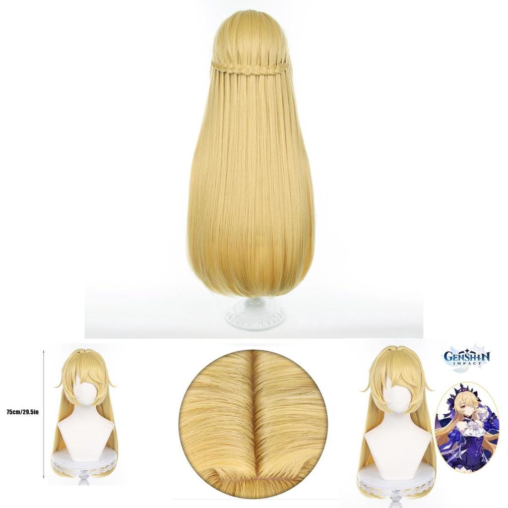 Genshin Impact Fischl Cosplay Wig Halloween Carnival Props