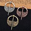 New Fashion Women Hand Forged Medieval Norse Runic Viking Jewelry Vintage Wulflund Belt Buckles Viking Cloak Brooch Cloak Pin