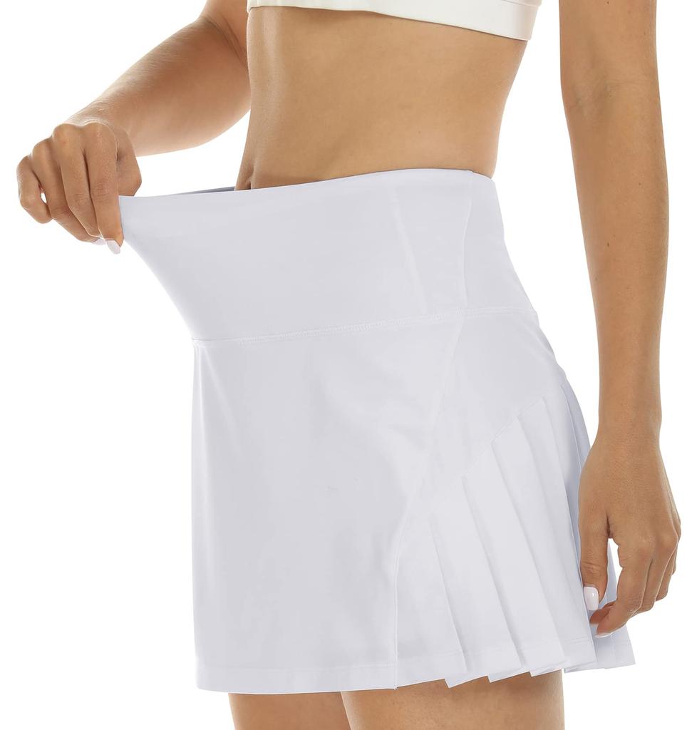 YIRUIYA Pleated Skirt with Inner for and All Seasons Women's Tennis/Golf Skirt, Pants, Lightweight, Breathable, Moisture-Wicking, Quick-Drying,