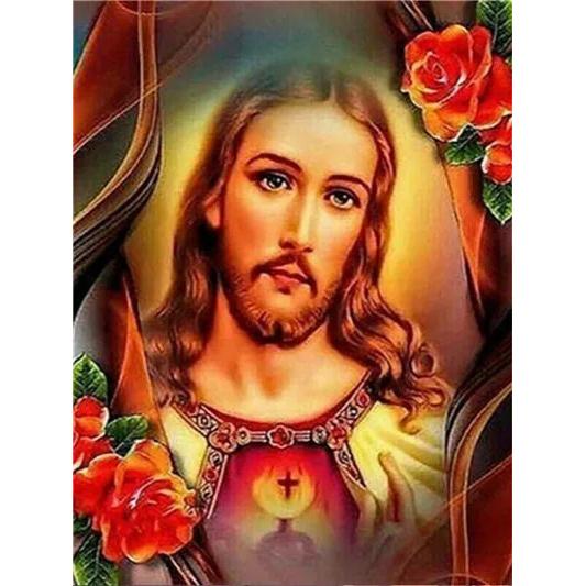 Diamond Painting Jesus Religious 5d Diy Needlework Embroidery Sale Icon Portrait Gift Rhinestones Handmade Home Decor