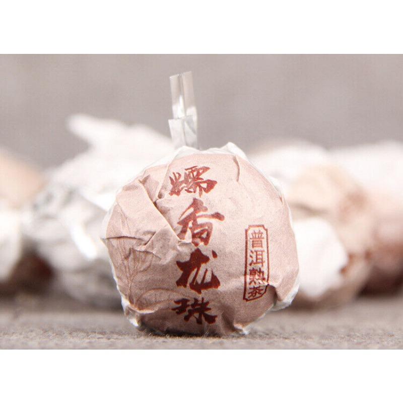 Yapışkan Pirinç Aromalı Puerh Olgun Çay Ejderha İncisi 500g Puerh Çayı Tuocha