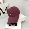 Four Seasons Embroidered Baseball Cap Children's Fashion Versatile Large Wide Soft Top Cap Men