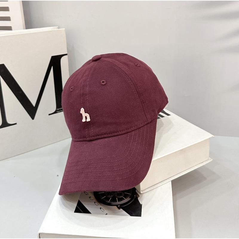 Four Seasons Embroidered Baseball Cap Children's Fashion Versatile Large Wide Soft Top Cap Men