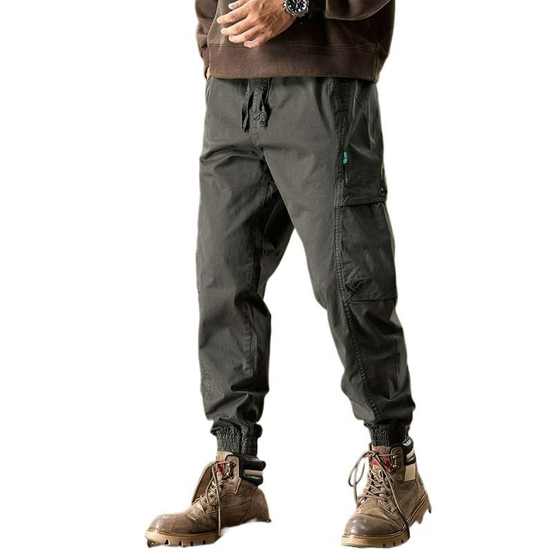 Nová móda Pánské trendy volné sportovní ležérní dlouhé kalhoty