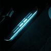 Pair LED RGB Flowing Car Front Door Pedal Light Sill Pathway Welcome Scuff Light