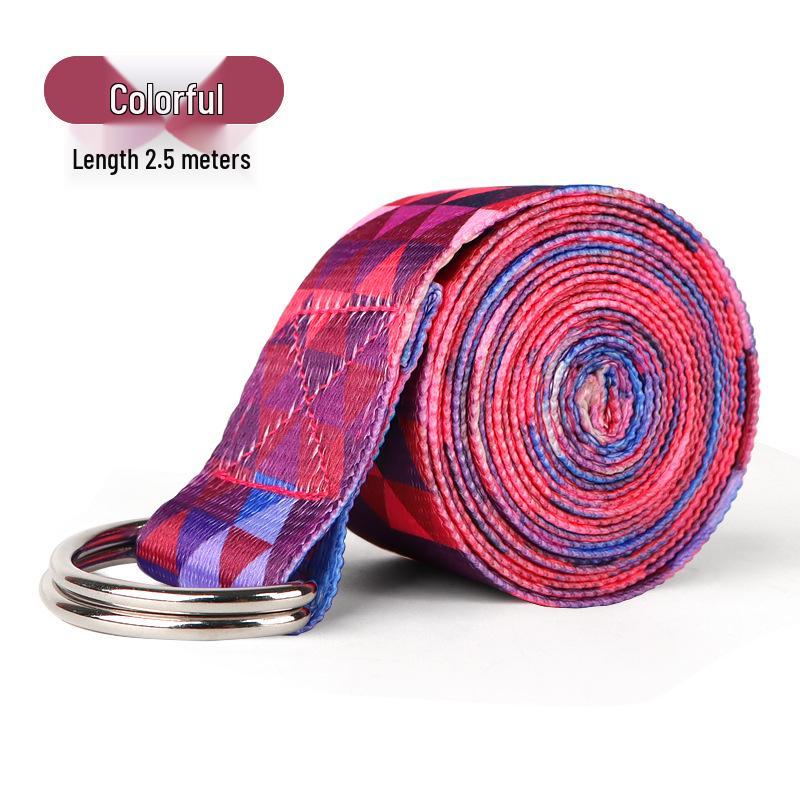 Iyengar Yoga Stretching Strap - Anti-Hunchback, Shoulder Opening, Non-Elastic.
