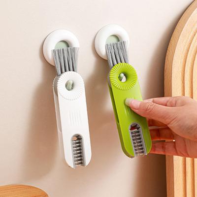 1/3Pcs Multifuncional 3 em 1 Escova de Limpeza para Tampa de Garrafa Gap Multifuncional Ferramenta de Limpeza de Cozinha Doméstica