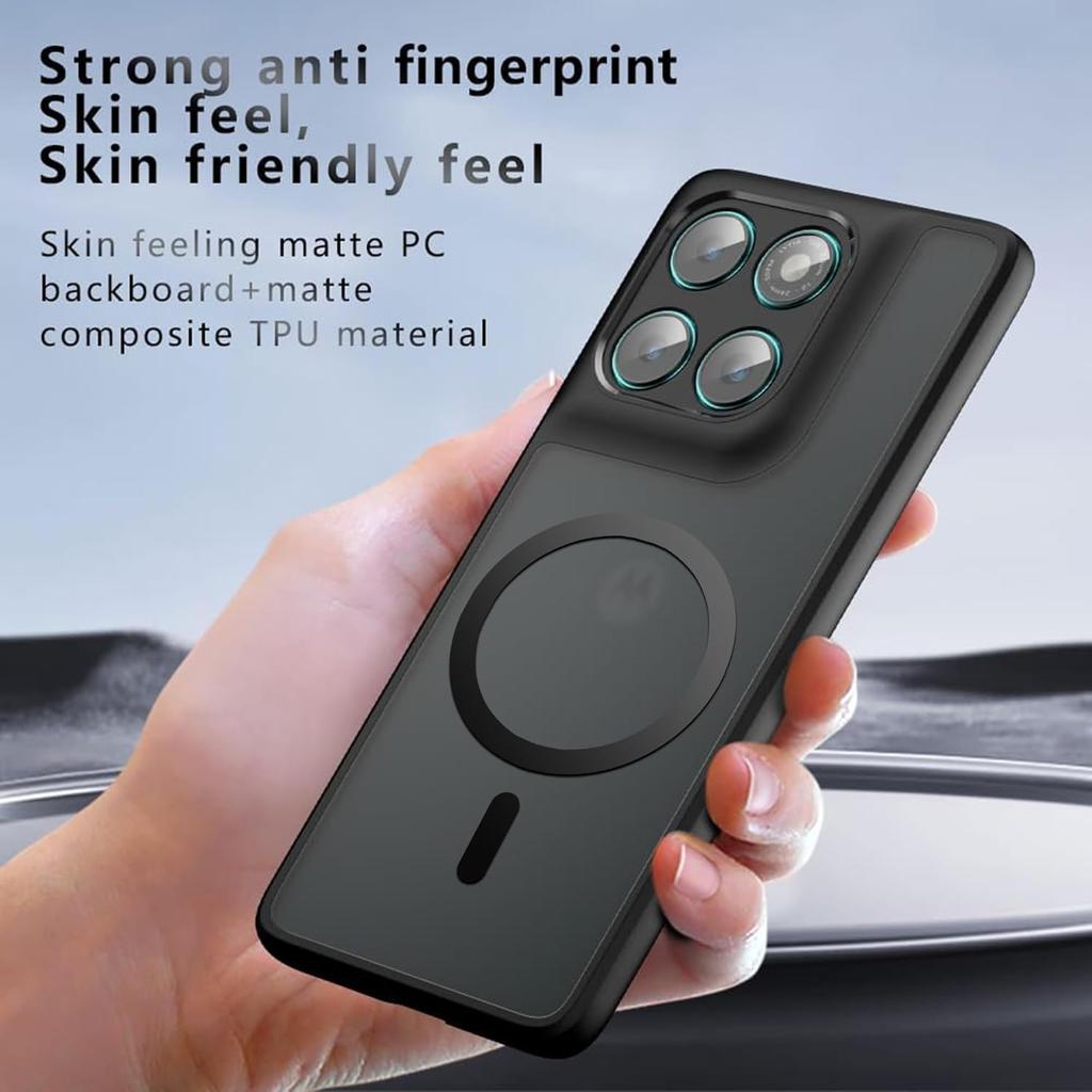 Case for Magsafe Magnetic Wireless Charge Hard PC Matte Cover For Motorola MOTO G67 G57 Power Edge 70 G86 G56 G85 60 Pro Fusion