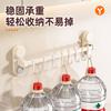 Heavy Duty No-Drill Kitchen Wall Hook Rack Pots Lids Spoons Utensils Adhesive Mount Aluminum Alloy 30-70cm Single Or Double