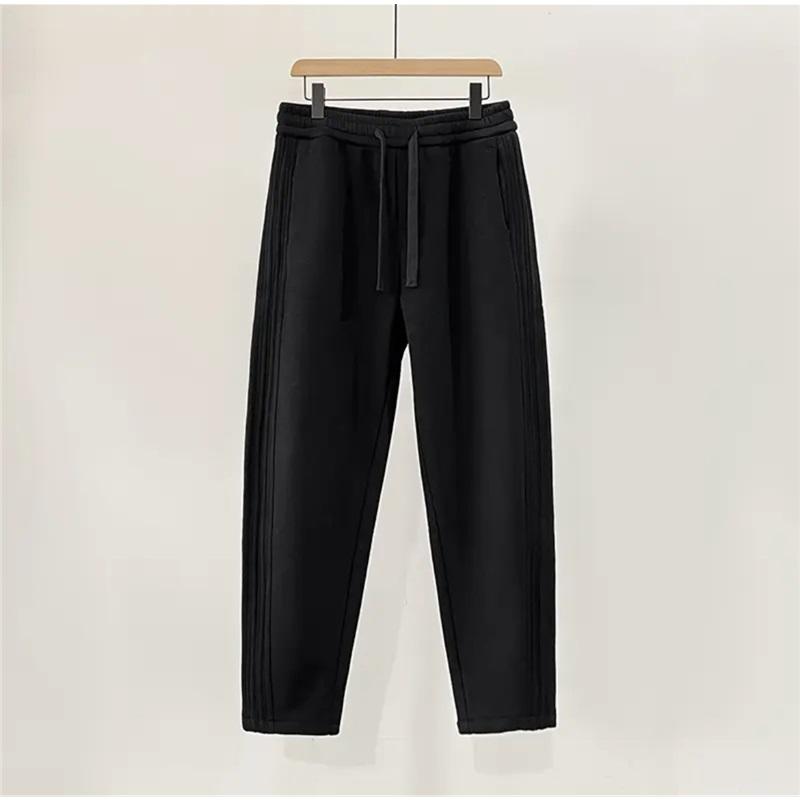 Stand-up Banana Pants, Loose Wide-legged Couple's Silhouette Scimitar Pants, Solid Color Casual Sweatpants, Korean Style Trend
