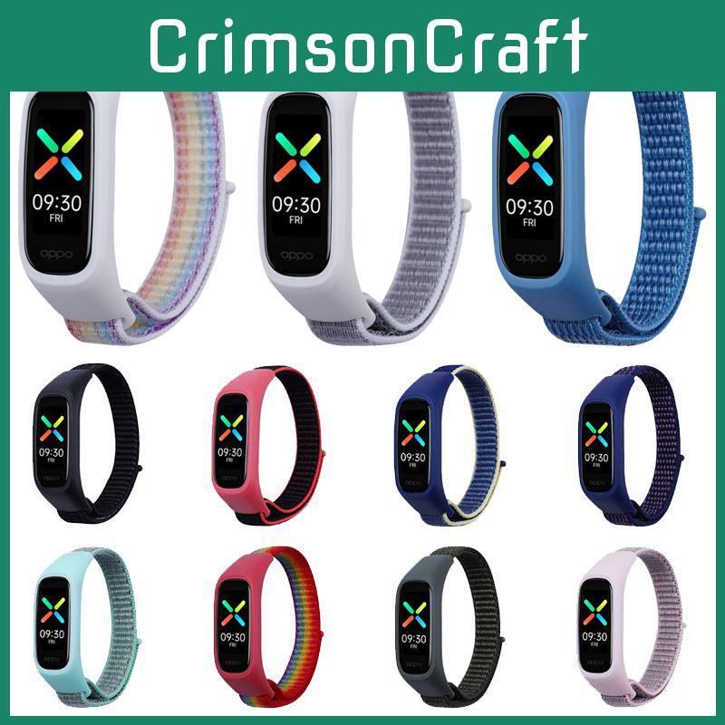 Lightweight And Breathable Nylon Loop Strap For Oppo Band Full Cover Design For Protection