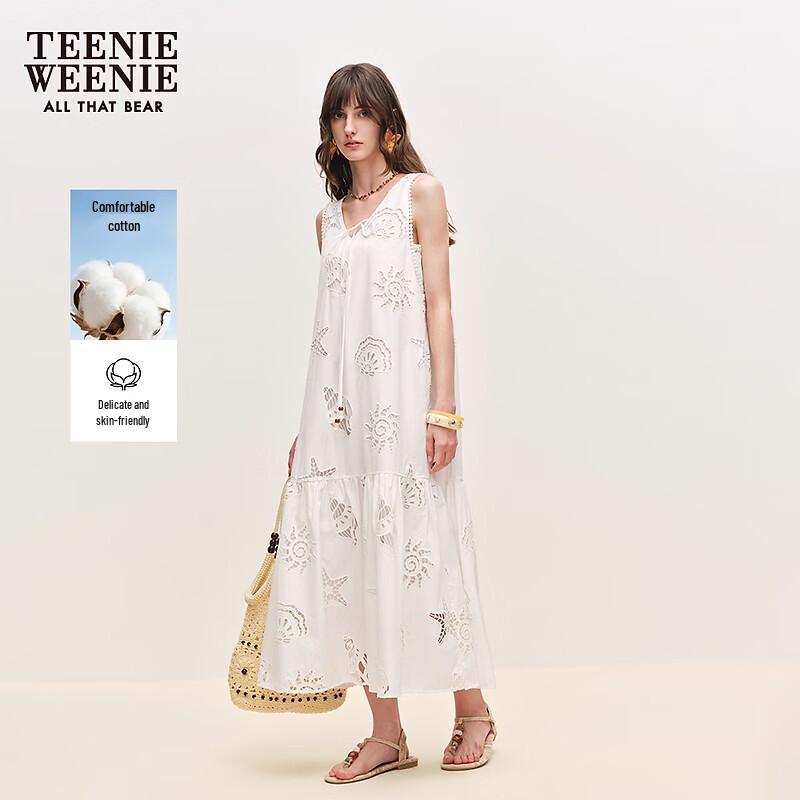 Teenie Weenie Bear Cartoon A-Line Long Dress M