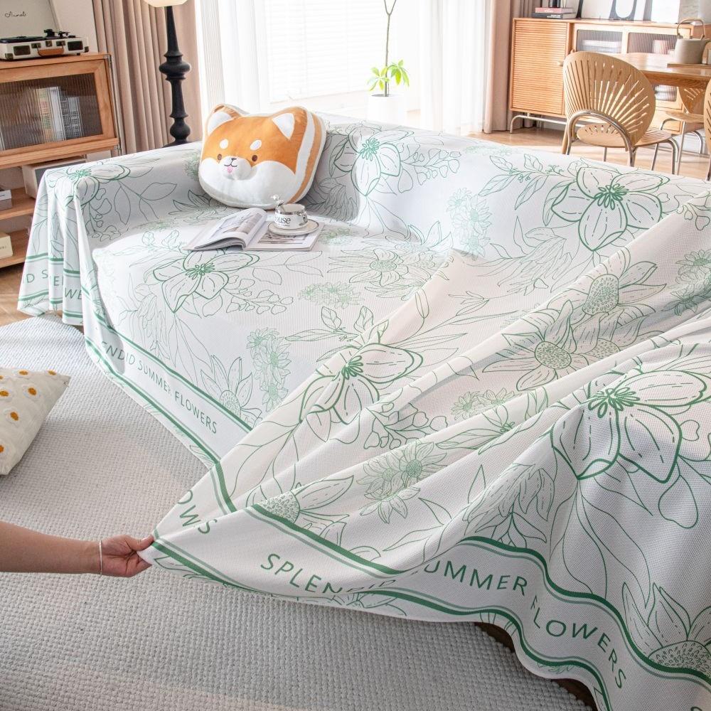 INS Nordic Snowflake Sofa Cover Mat Throw Blankets for Living Room Position Modern Throw Stripe Camping Picnic Blanket Cover