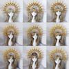 Baroque Luxury Hair Hoop Headwear Gothic Crown Material Package Goddess Pearl Headband Hair Accs for Women Photo
