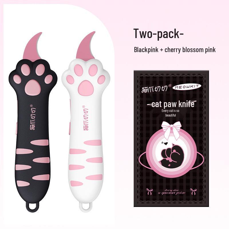 Katzenpfoten-Auspackmesser: Süßer tragbarer Cutter für Geschenke, Journaling und Lieferung