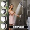 Shower Head High Pressure 7-Spray Mode Shower Head Rust-Proof Replacement Parts For Wall Hard Water Daily Residential Apartment