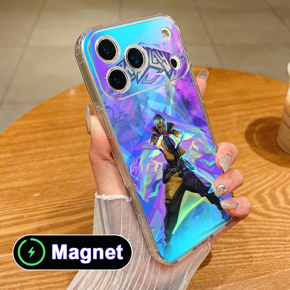 

Valo Waylay Phone Case for iPhone 17 16 15 14 13 12 11 Air Pro Max Plus Mini Soft TPU Clear Magsafe Cover iPhone 11 Pro Max