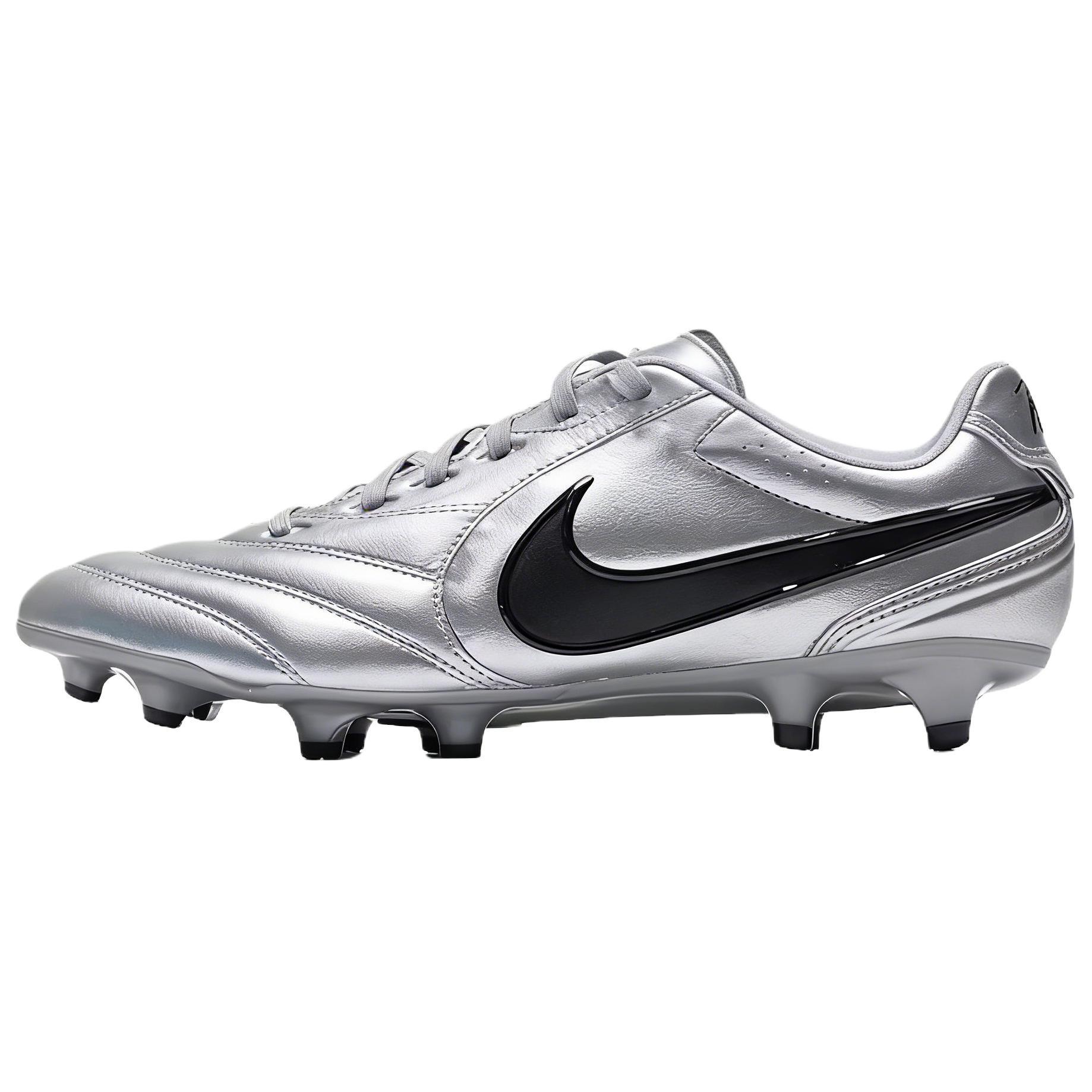 Nike Tiempo Ligera Pro FG Metallic Silver Black Men s HQ3158-001 EU 44