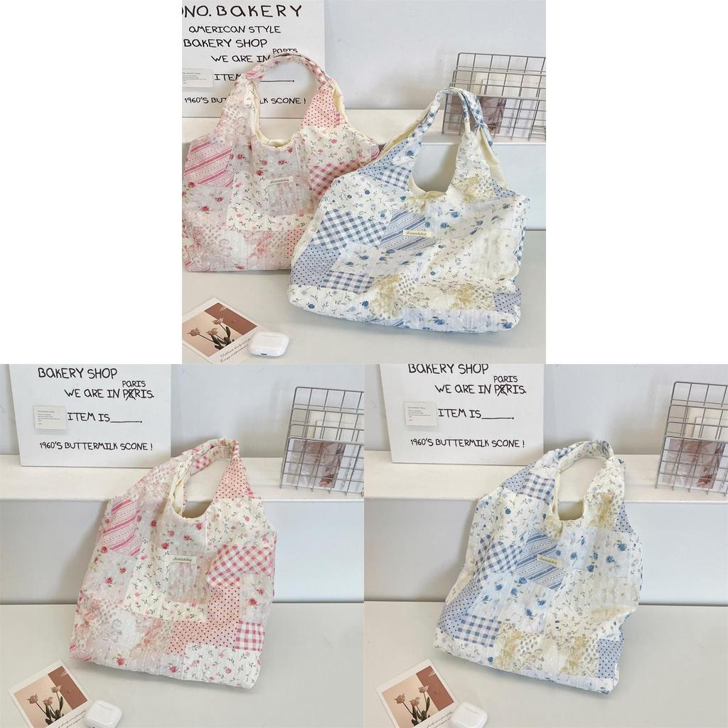 Casual Floral Tote Bag For Women With Large Capacity And Pouch Organizer