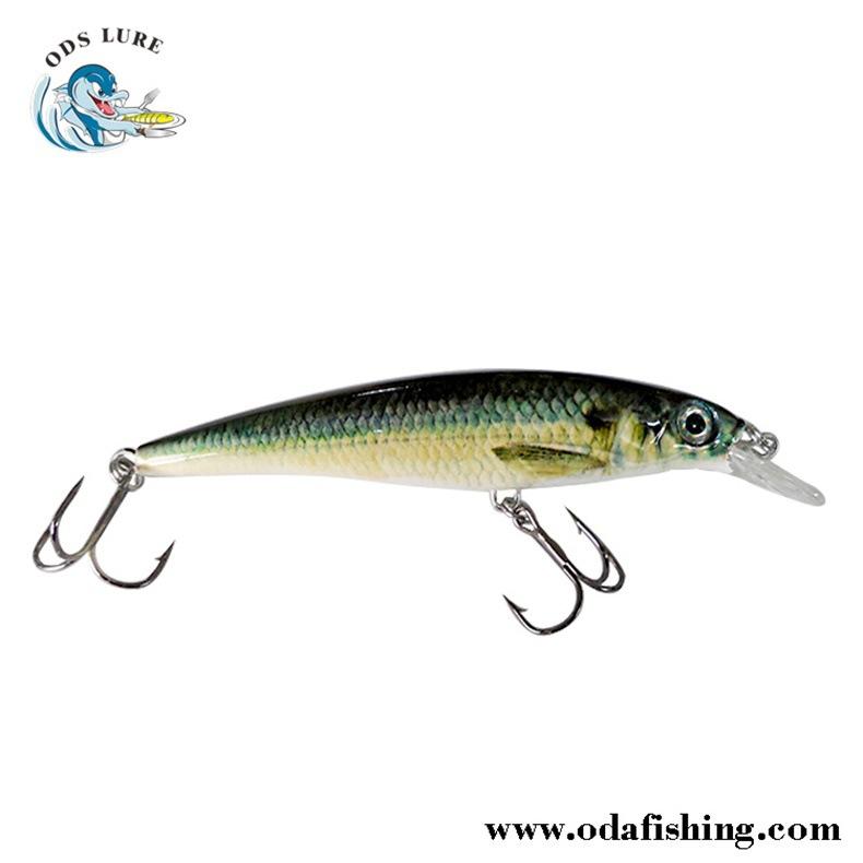 70Mm Abs Plastic Simulated Fishing Bait For Bionic Freshwater Sea Fishing Bait, Black Fish Luya Bait Mino Perch